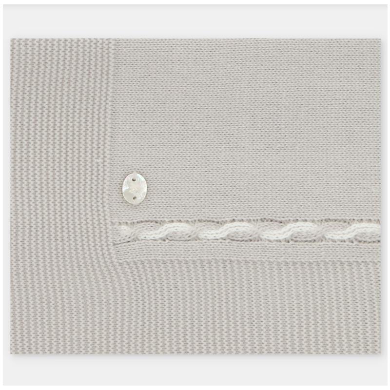 Martin Aranda - Draylon Sweaterknit Blanket Newport One Size Stone - Image 3