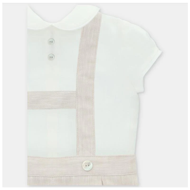 Martin Aranda Set Shirt & Bloomer Quebec, Beige Mix - Image 3