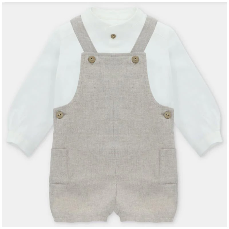 Martin Aranda - Shirt & Overall Newport White & Beige