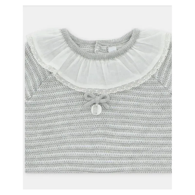 Martin Aranda - Take Me Home Set Sweater, Leggings & Bonnet Flounce Glace, Light Pink - Image 3