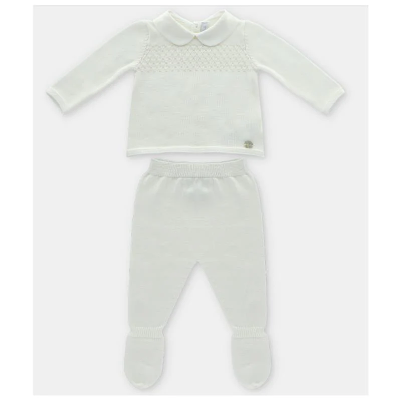 Martin Aranda - Take Me Home Set Sweater & Leggings Knit Albi, White