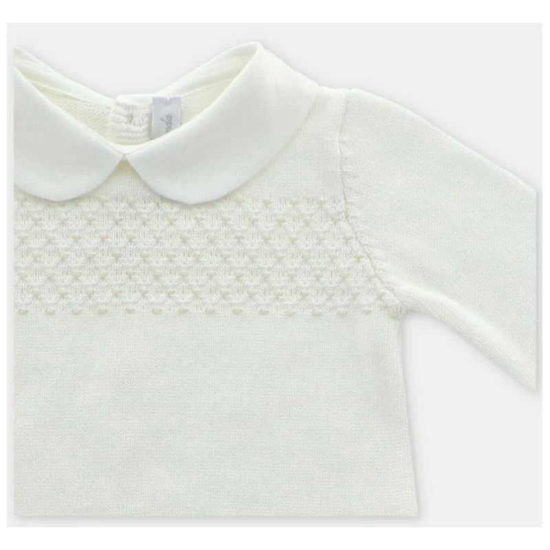 Martin Aranda - Take Me Home Set Sweater & Leggings Knit Albi, White - Image 3