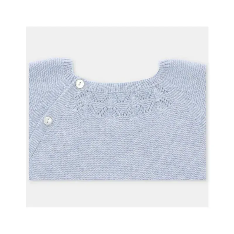 Martin Aranda - Take Me Home Set Sweater & Leggings Knit Nel Blu, White - Image 3