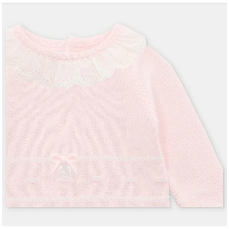 Martin Aranda - Take Me Home Sweater, Leggings & Bonnet Knit Preston Baby Pink - Image 3
