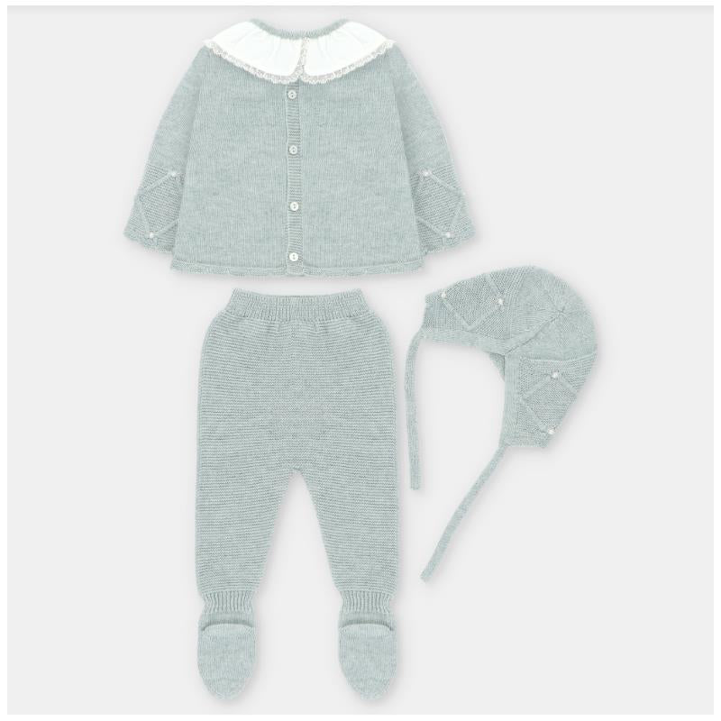 Martin Aranda - Take Me Home Sweater, Leggings & Bonnet Knit York Dusty Rose - Image 2
