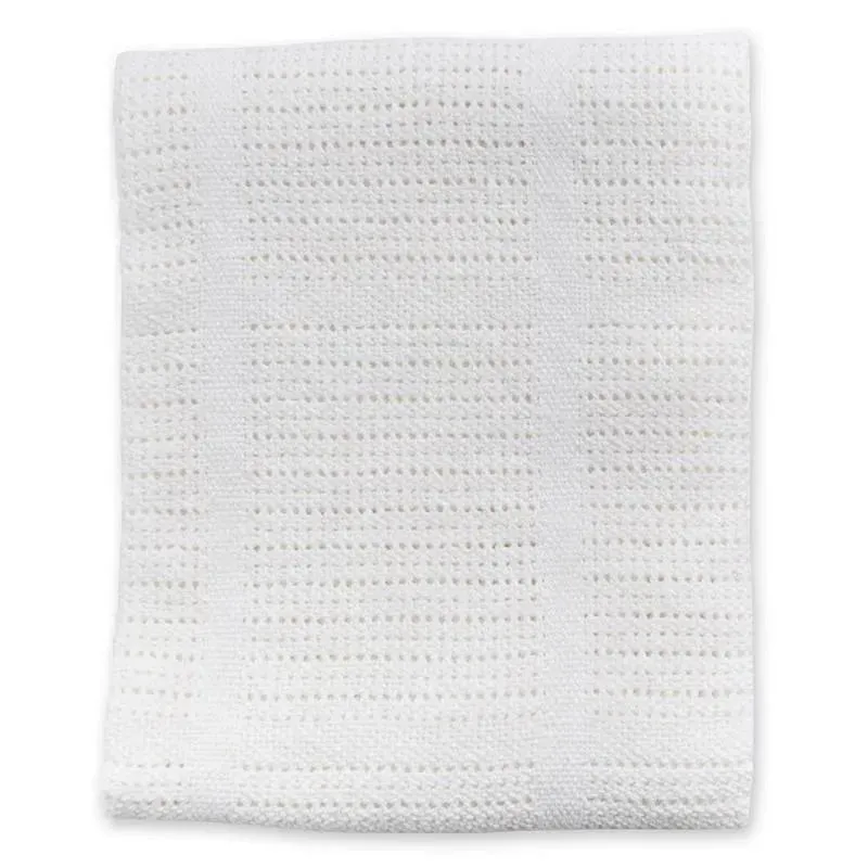 Mary Meyer Cellular Baby Blanket, White - Image 2