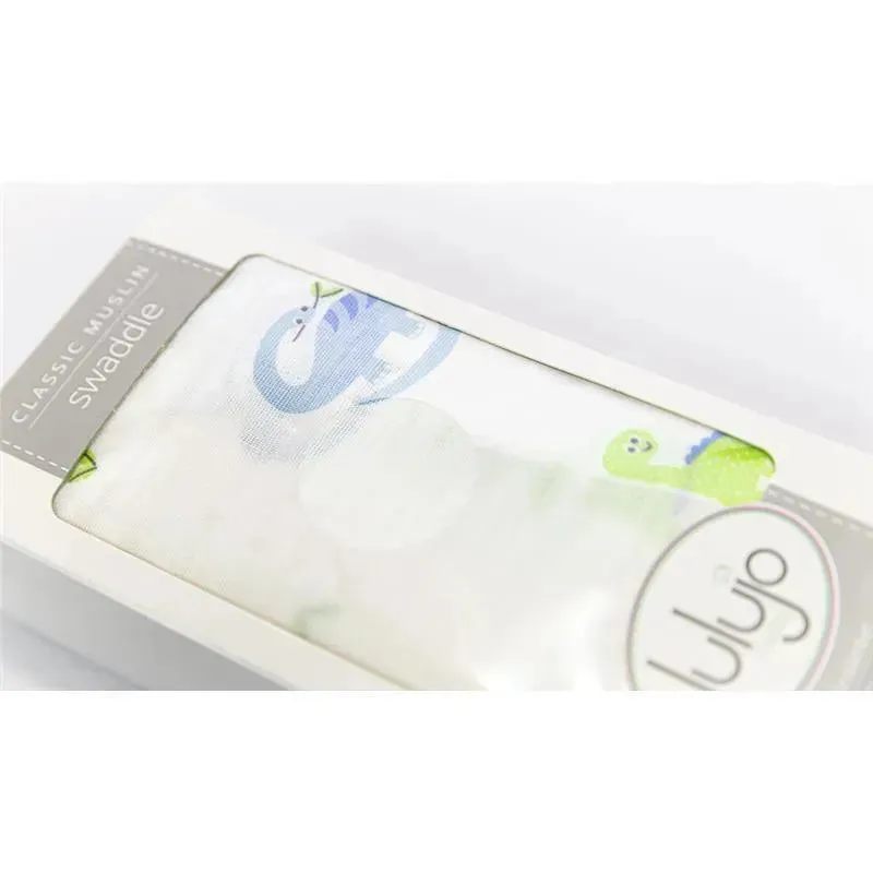 Mary Meyer Cotton Swaddle Blanket - Prehistoric Pals - Image 2
