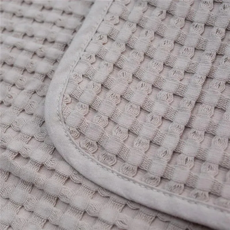 Mary Meyer - Lulujo Waffle Blanket, Sand - Image 4