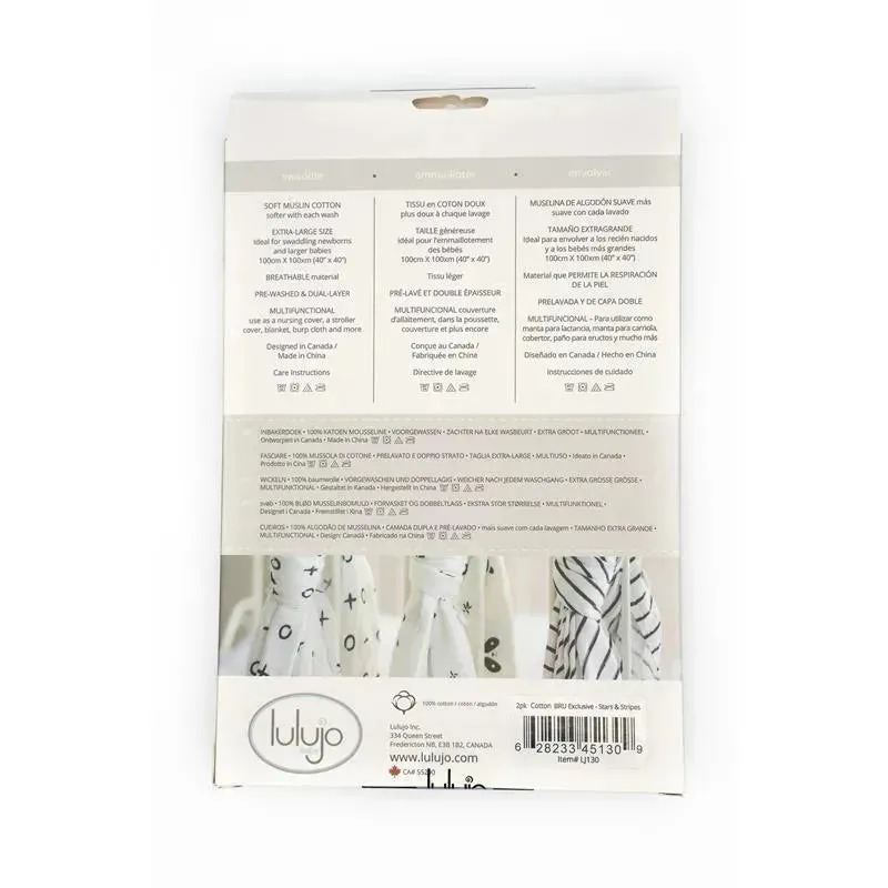 Mary Meyer Stars & Stripes Swaddle Blanket - Image 2
