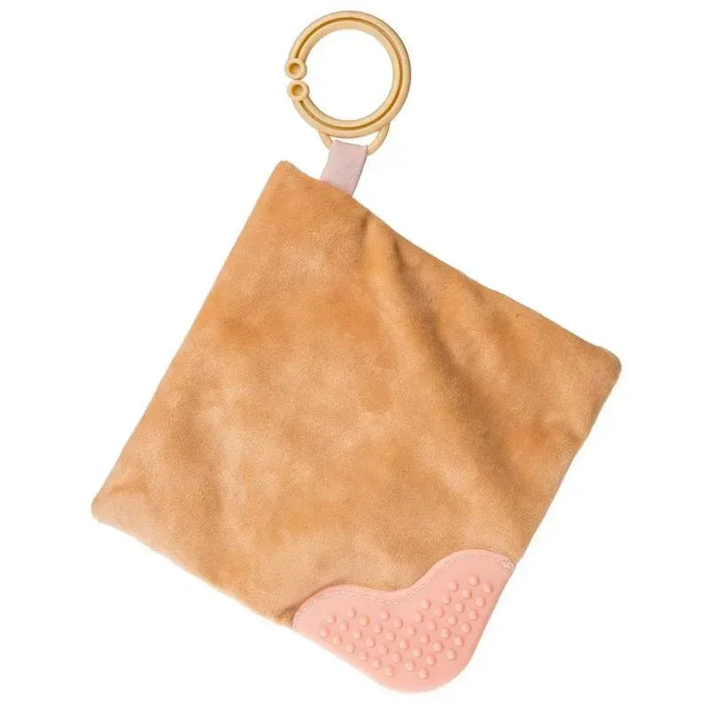Mary Meyer - Sweet Soothie Crinkle Teether Toy with Baby Paper and Squeaker, Latte - Image 2