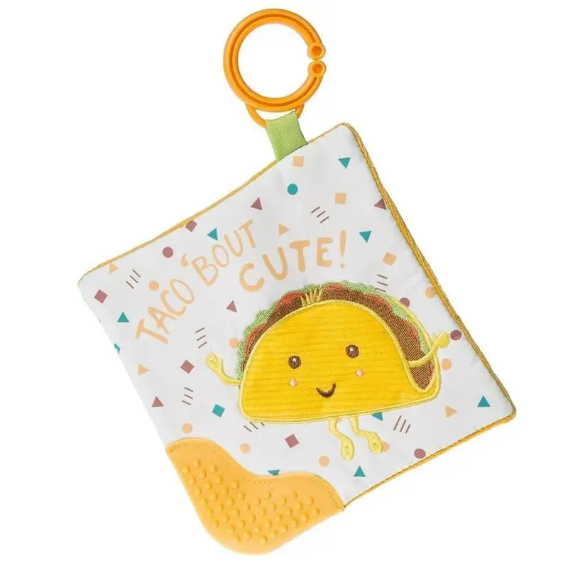 Mary Meyer - Sweet Soothie Crinkle Teether Toy with Baby Paper and Squeaker, Taco Bout Cute