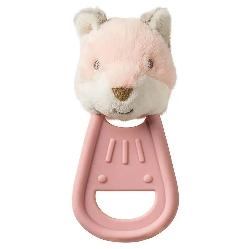 Mary Meyer - Teething Toys Simply Silicone Teether with Soft Toy, 6-Inches, Fox
