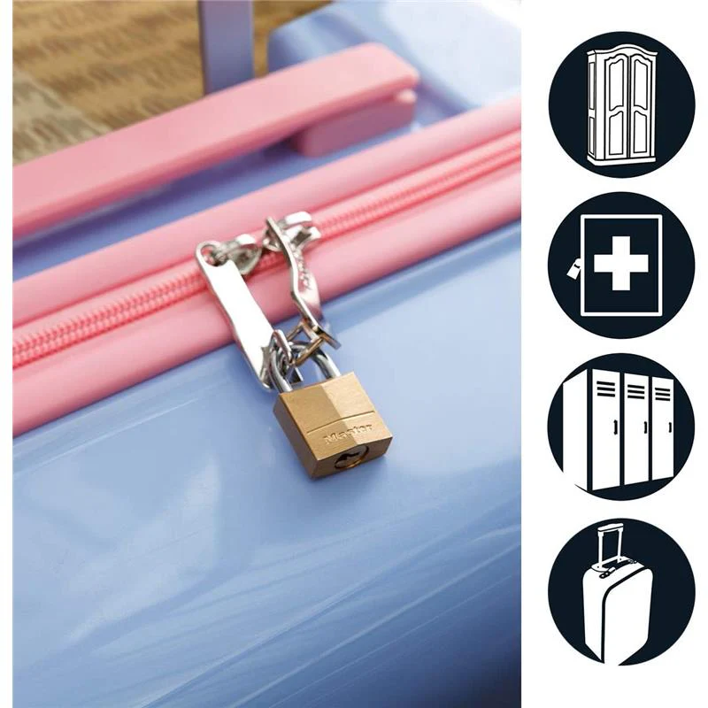 Master Lock - 3/4 Brass Keyed Different - Image 2