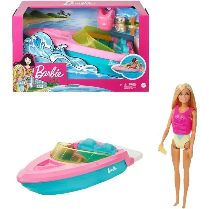 Mattel - Barbie Boat W/Doll