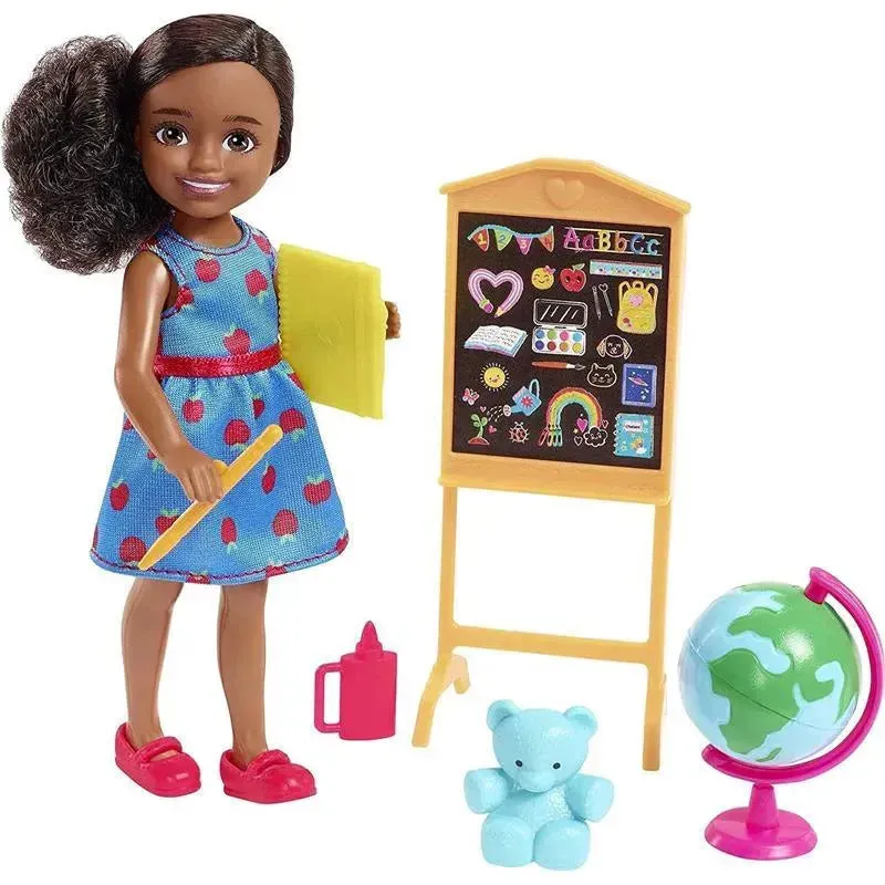 Mattel - Barbie Chelsea Brunette Teacher Doll - Image 4