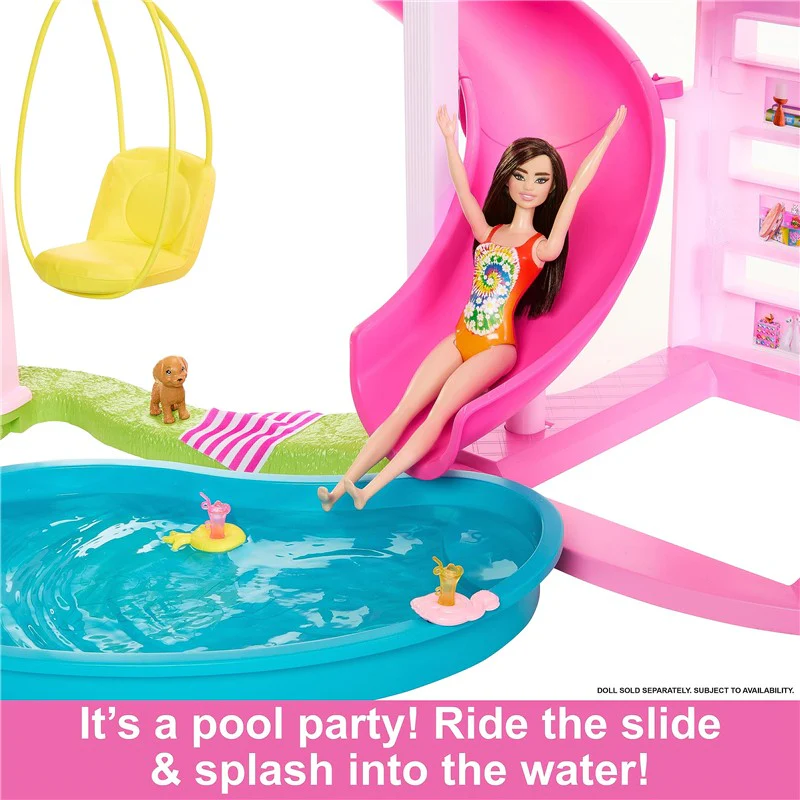 Mattel Barbie Dreamhouse, Pool Party Doll House - Image 4
