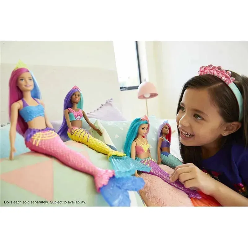 Mattel - Barbie Dreamtopia Mermaid Doll, Pink and Purple Hair - Image 2