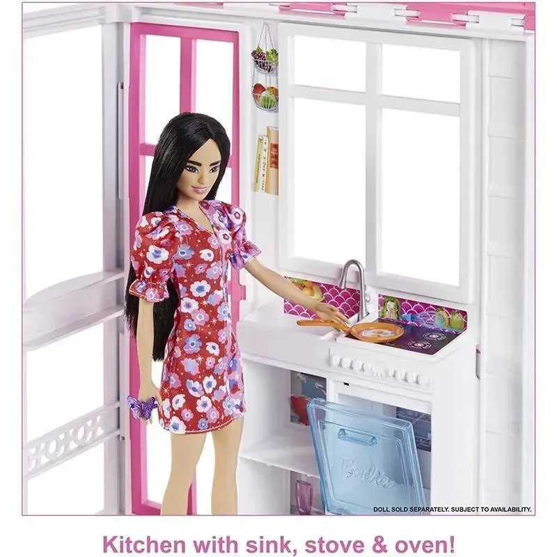 Mattel - Barbie FURNISHED House PLAYSET - Image 5