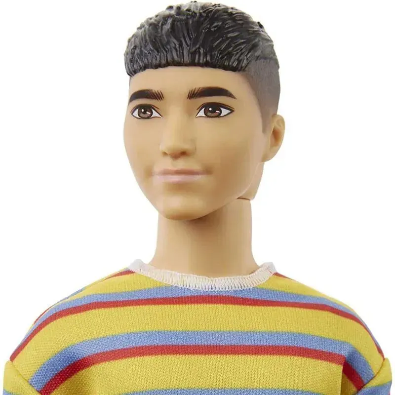 Mattel - Barbie Ken Fashionista Doll Striped Shirt - Image 3