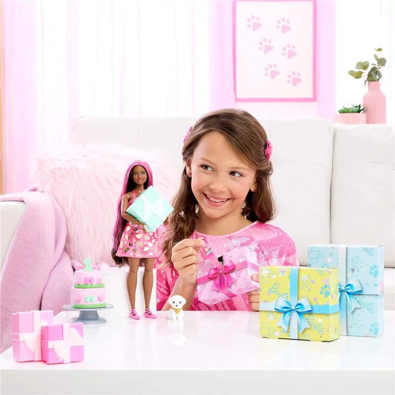 Mattel - Barbie Party Unboxed Doll & Accessories, Pink - Image 6