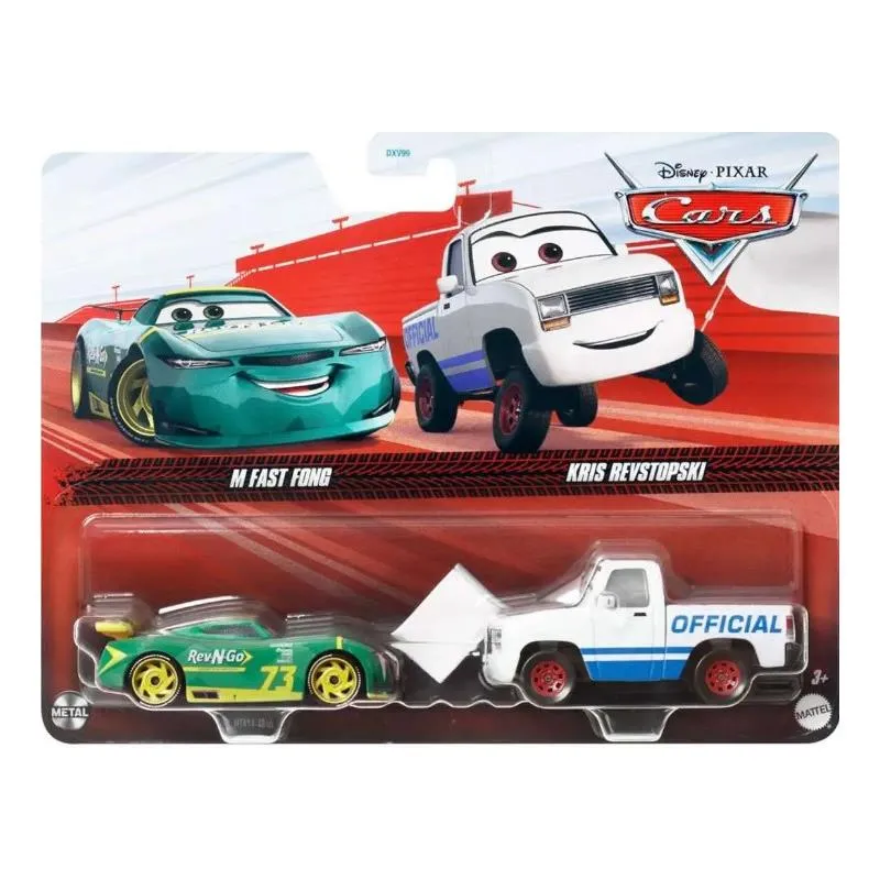 Mattel - Cars Character Cars M Fast Fong + Kris Revstopski