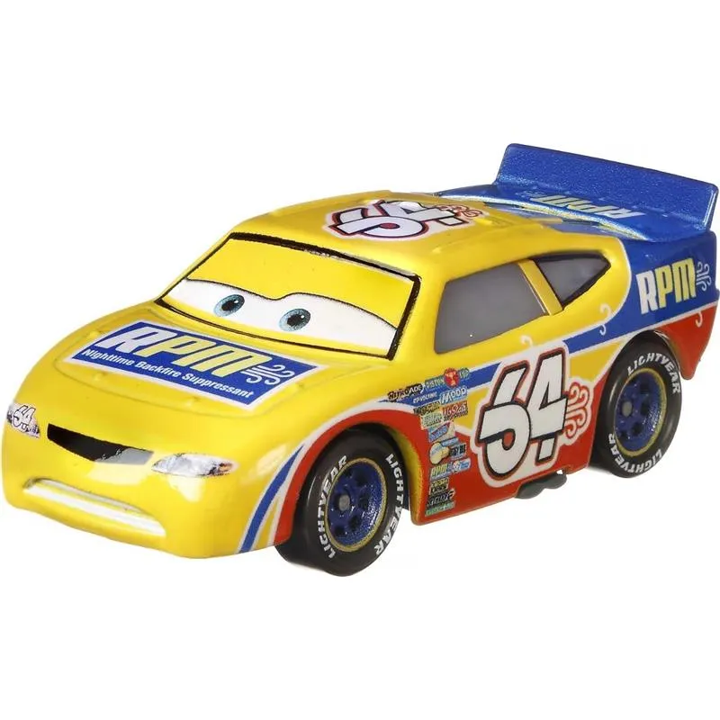 Mattel - Disney Pixar Cars Winford Bradford Rutherford - Yellow Ad Blue