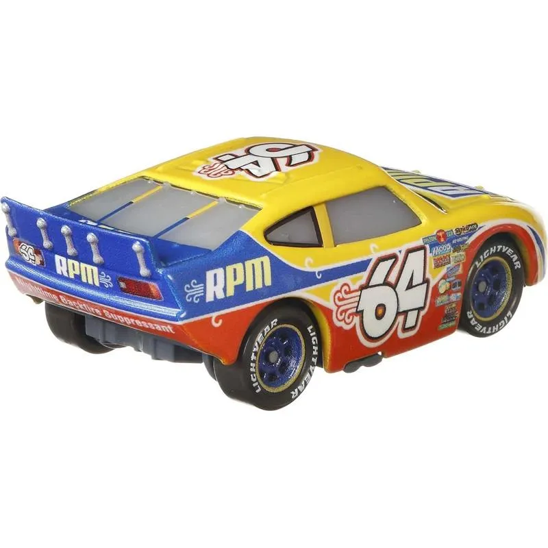 Mattel - Disney Pixar Cars Winford Bradford Rutherford - Yellow Ad Blue - Image 3