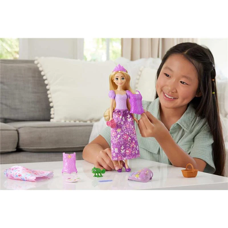 Mattel - Disney Princess Fashion Storytelling Doll, Rapunzel - Image 3