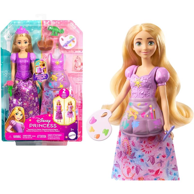 Mattel - Disney Princess Fashion Storytelling Doll, Rapunzel - Image 4