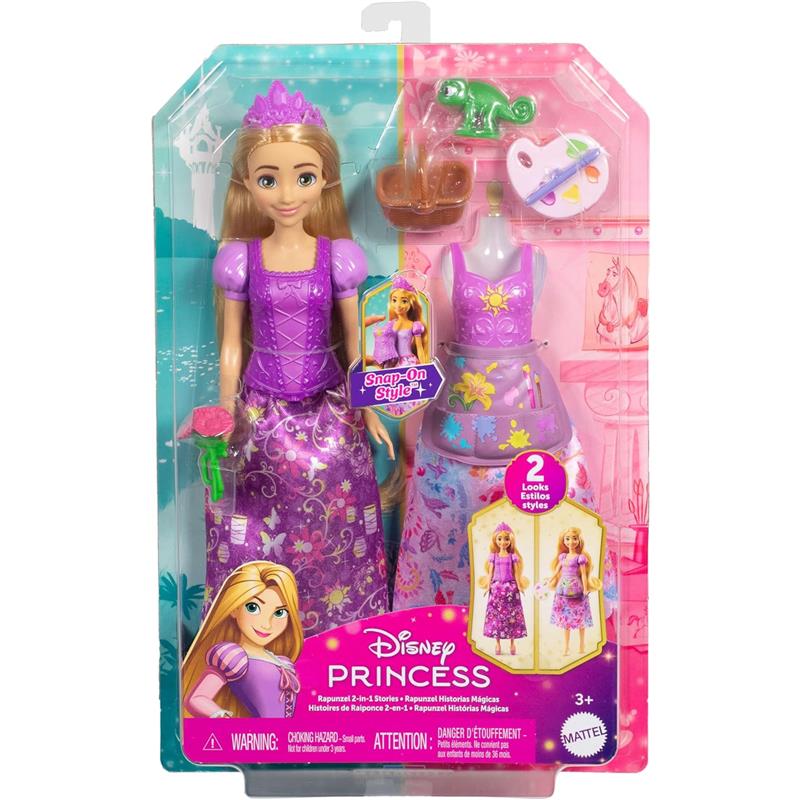 Mattel - Disney Princess Fashion Storytelling Doll, Rapunzel - Image 8