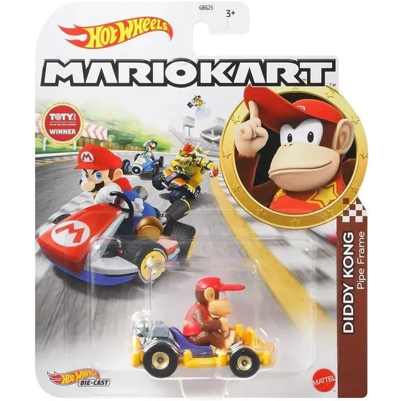 Mattel Hot Wheels Mario Kart Cars - Diddy Kong - Image 5