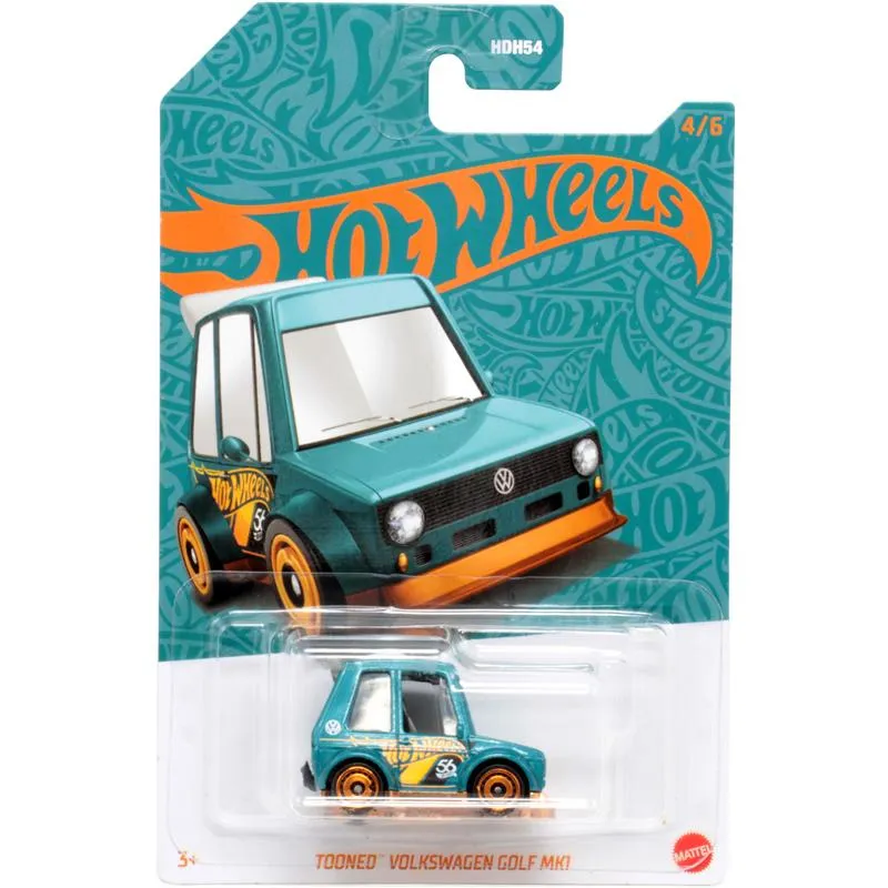 Mattel - Hw Pearl And Chrome Tooned Volkswagen Golf Mk1