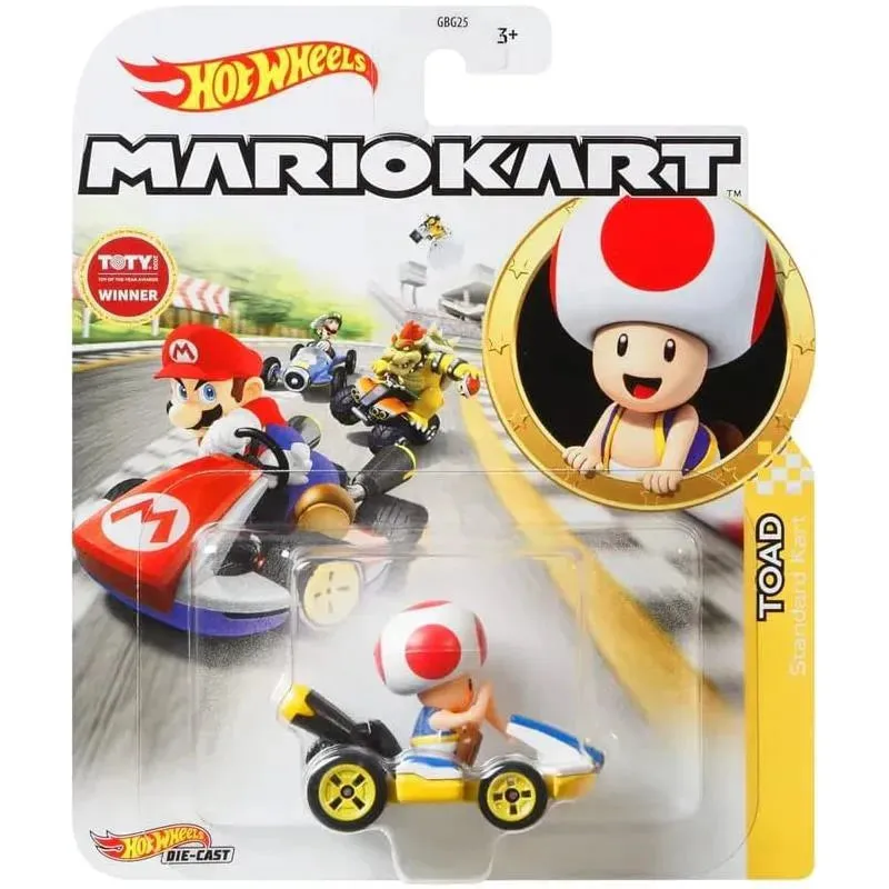 Mattel - Mariokart Toad with Standard Kart - Image 4