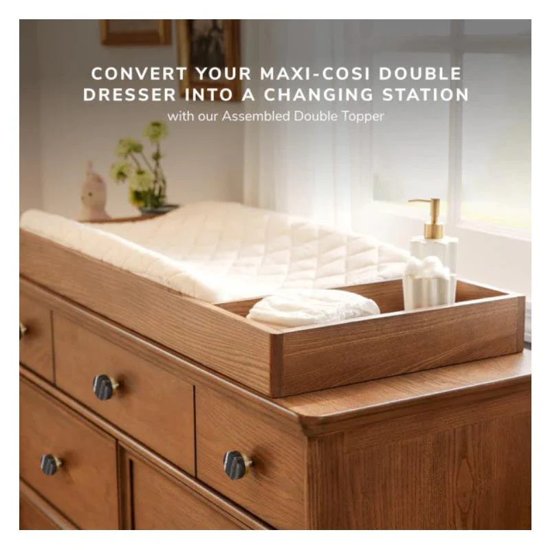 Maxi-Cosi - Assembled Double Topper, Dolce Oak Stain - Image 11