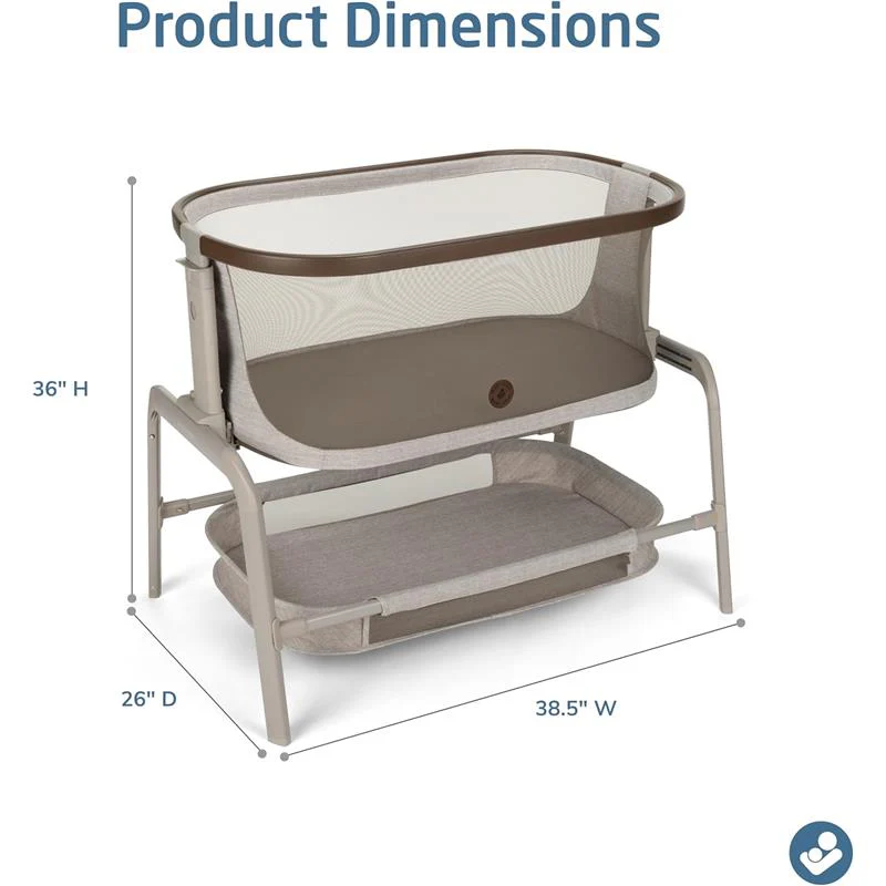 Maxi-Cosi - Iora Baby Bassinets Bedside Sleeper, Truffle - Image 14