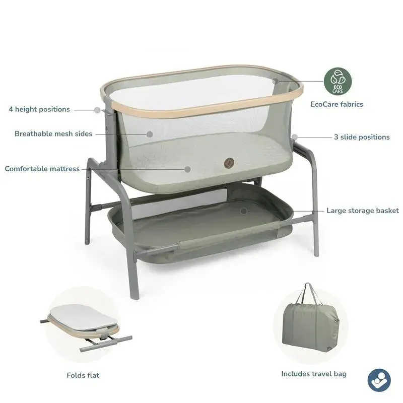 Maxi-Cosi - Iora Bedside Bassinet, Classic Green - Image 3