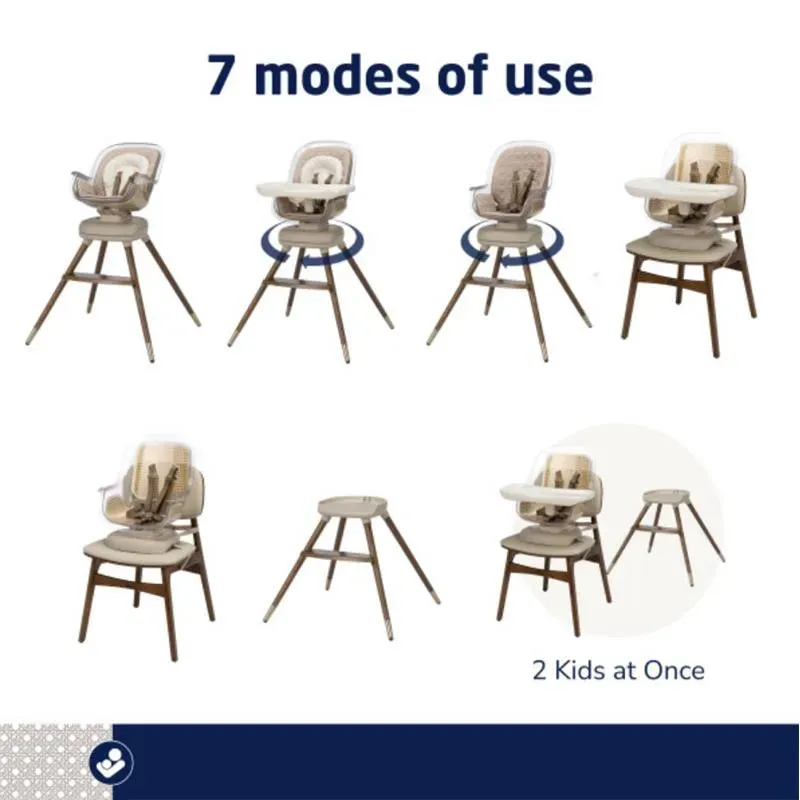 Maxi-Cosi - Kiskadee 360 Rotating Highchair Kindred Collection, Natural Heritage - Image 5