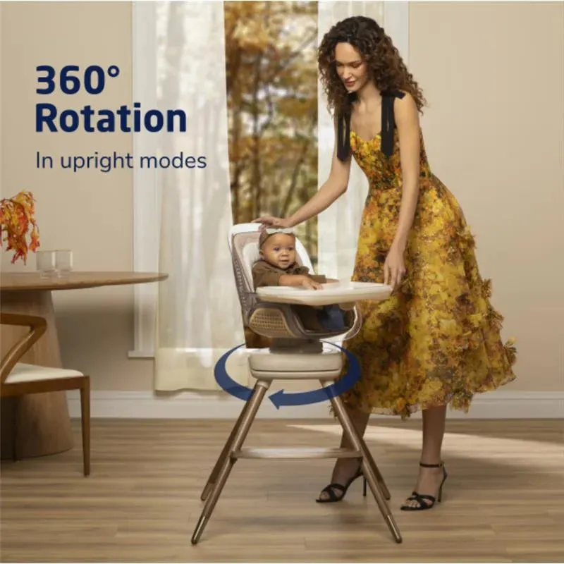 Maxi-Cosi - Kiskadee 360 Rotating Highchair Kindred Collection, Onyx Heritage - Image 4