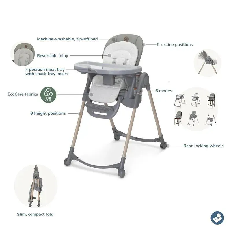 Maxi-Cosi - Minla 6-in-1 High Chair, Classic Green - Image 3