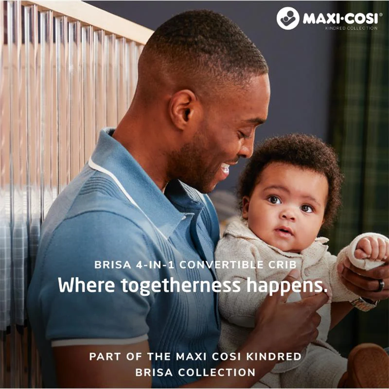 Maxi-Cosi Nursery Brisa 4-in-1 Convertible Crib with Toddler Bed - Image 3