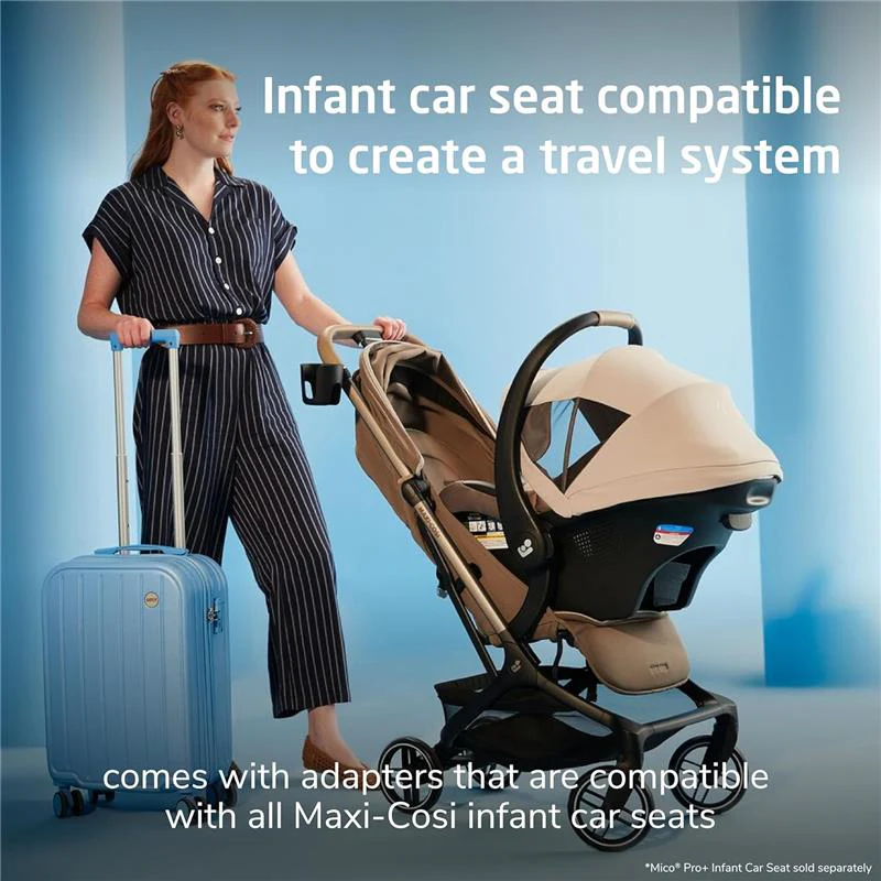 Maxi-Cosi - Oxford Cabin Lightweight Travel Stroller, Sea Shadow - Image 11