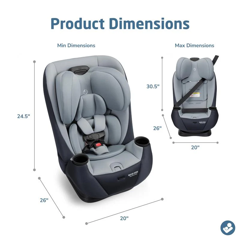 Maxi-Cosi - Pria All-in-One Convertible Car Seat, Seascape - Image 4