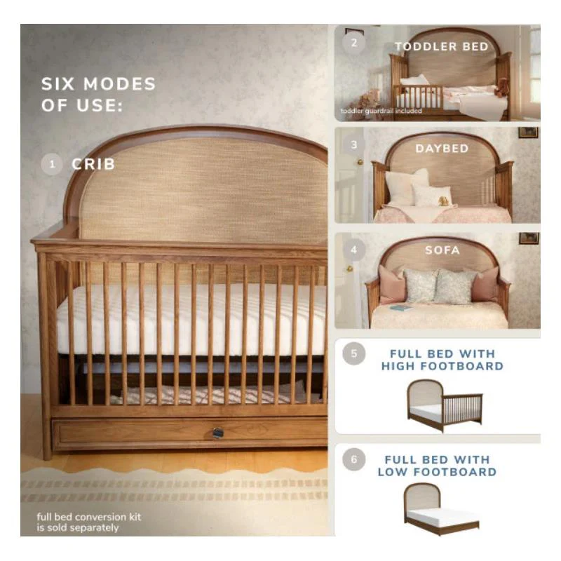 Maxi Cosi Quiet Luxury 6-in-1 Convertible Crib with Toddler Bed - Image 2