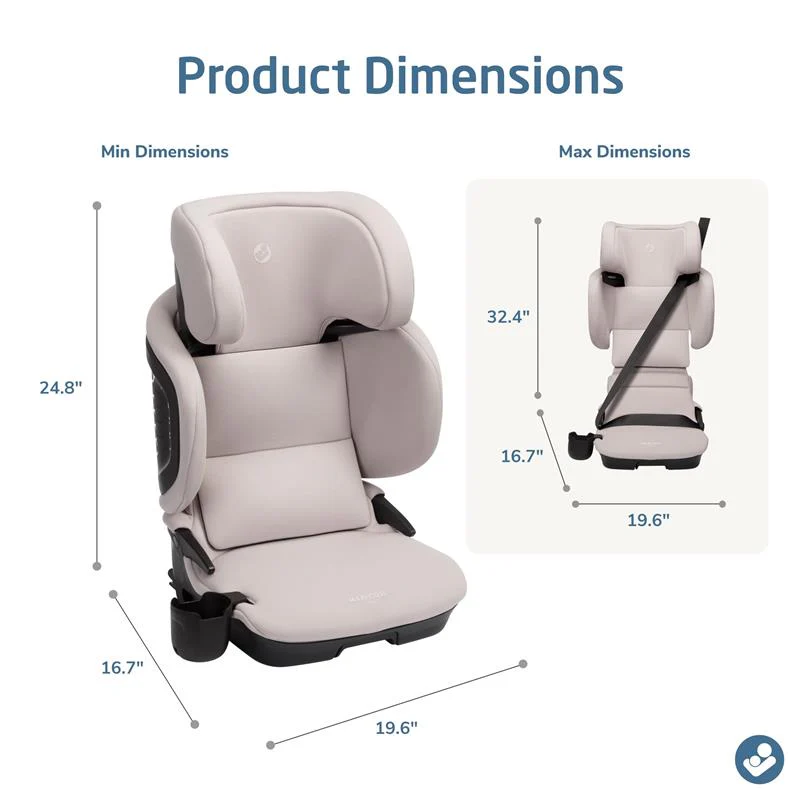 Maxi-Cosi - Tanza Folding Belt-Positioning Booster Car Seat, Sea Drift - Image 4