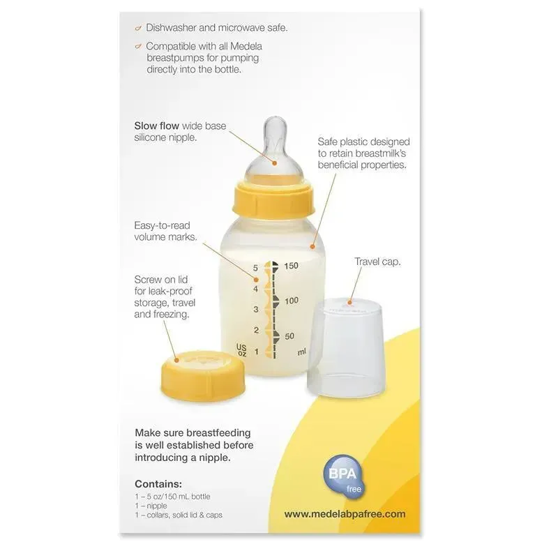 Medela - 5Oz Breast Milk Storage Bottle - Image 2