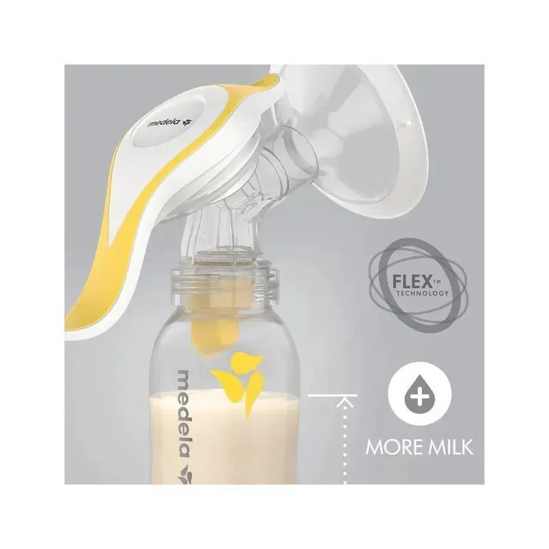 Medela - Manual Breast Pump with Flex Shields Harmony Single Hand - Image 2