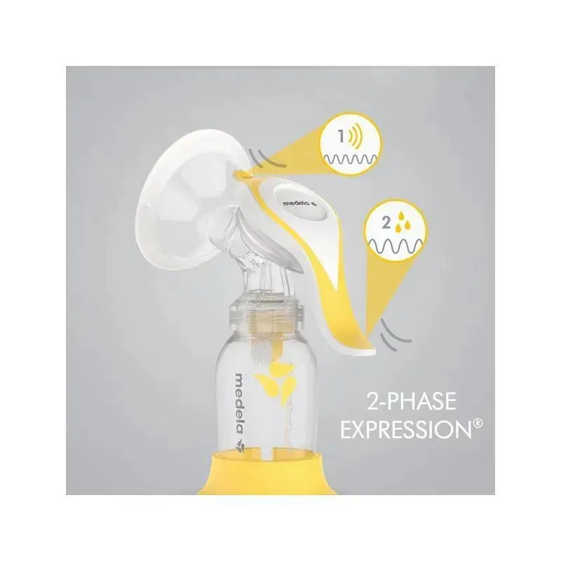 Medela - Manual Breast Pump with Flex Shields Harmony Single Hand - Image 3