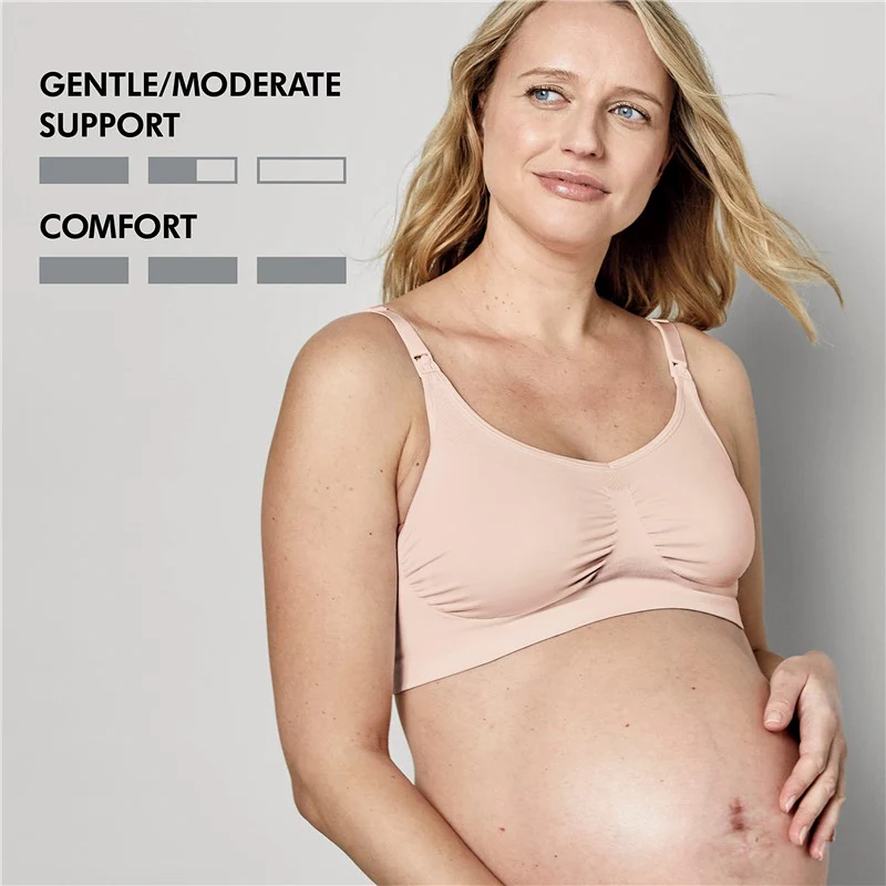 Medela - Maternity & Nursing Bras for Breastfeeding, Keep Cool Bra - Chai - Image 2
