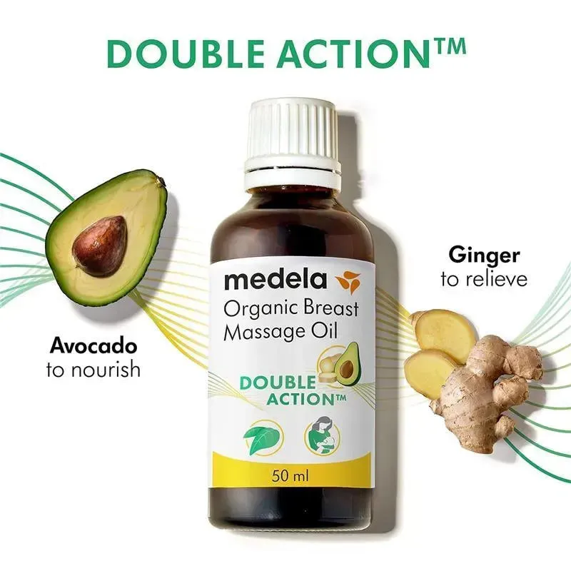 Medela - Organic Breast Massage Oil for Breastfeeding Mothers - Image 3
