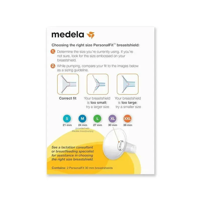 Medela - 2Pk PersonalFit Breast Pump Shield (Spare Part) - Image 2